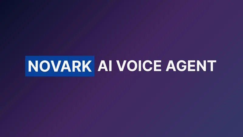Novark AI Agency — AI Voice Agent · screenshot 1 of 2