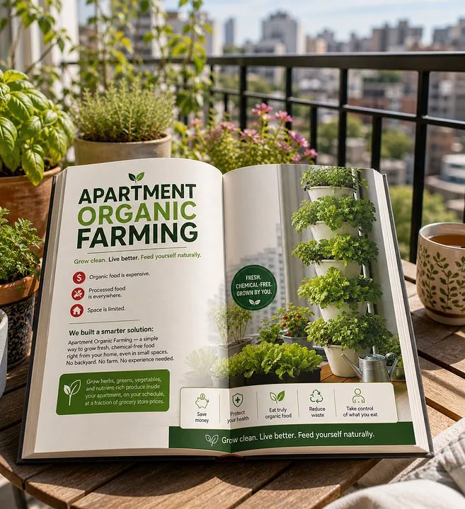 Rebuild Studio — Apartment Organic Farming · screenshot 5 of 5