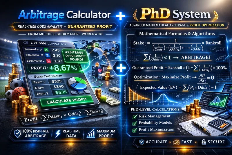 Arbitrage Calculator Pro +PhD betting — Arbitrage + Phd betting · screenshot 1 of 1