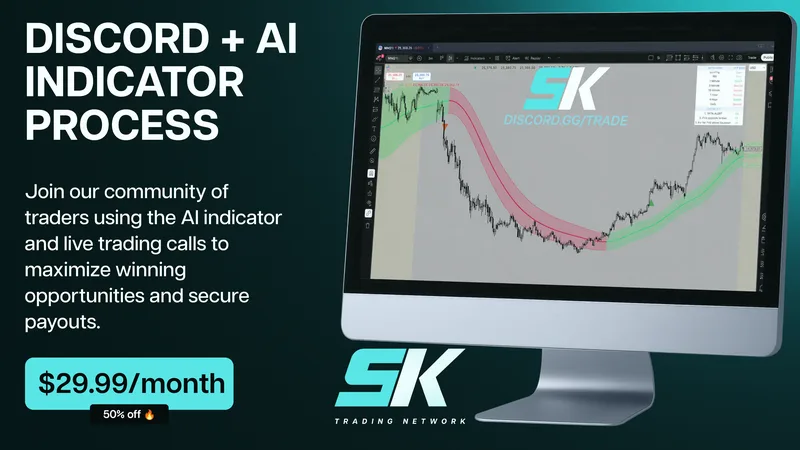SK Trading Network — Ai Indicator + Paid discord community. · screenshot 1 of 3