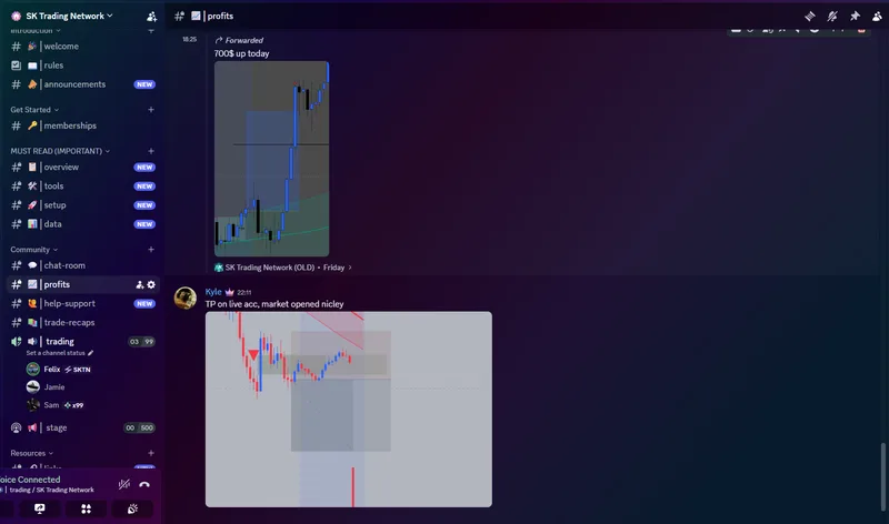 SK Trading Network — Ai Indicator + Paid discord community. · screenshot 3 of 3