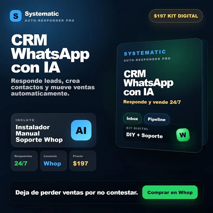 SystematicChat — Kit Auto Responder Pro · screenshot 1 of 2