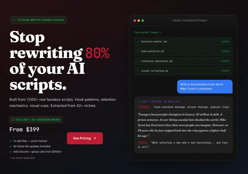 FacelessOS — FacelessOS+ · screenshot 1 of 5