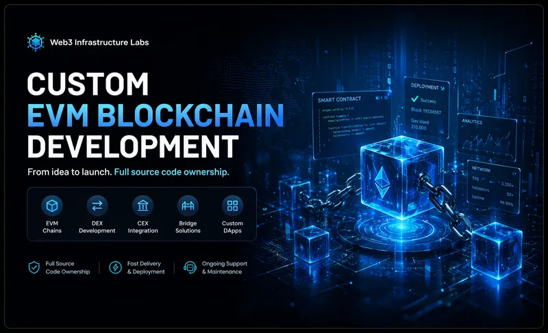 Web3 Infrastructure Labs — Custom EVM Blockchain Development. Layer 1 & Layer 2 · screenshot 1 of 1