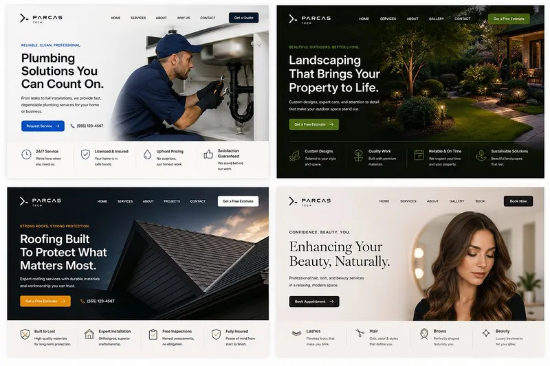Parcas Tech — Website Launch Package · screenshot 1 of 2