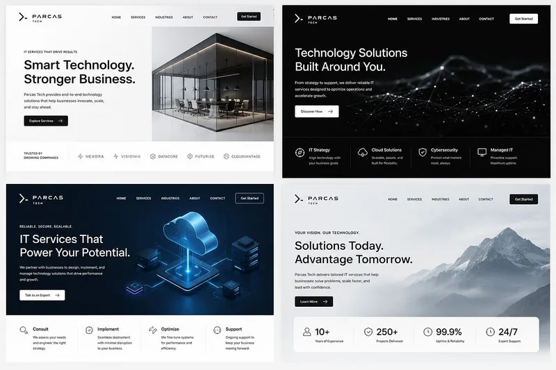 Parcas Tech — Website Launch Package · screenshot 2 of 2