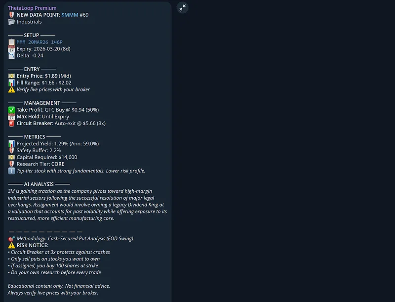 ThetaLoopResearch — ThetaLoop Options Research · screenshot 3 of 3