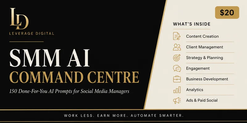 Leverage Digital — SMM AI COMMAND CENTRE · screenshot 1 of 1