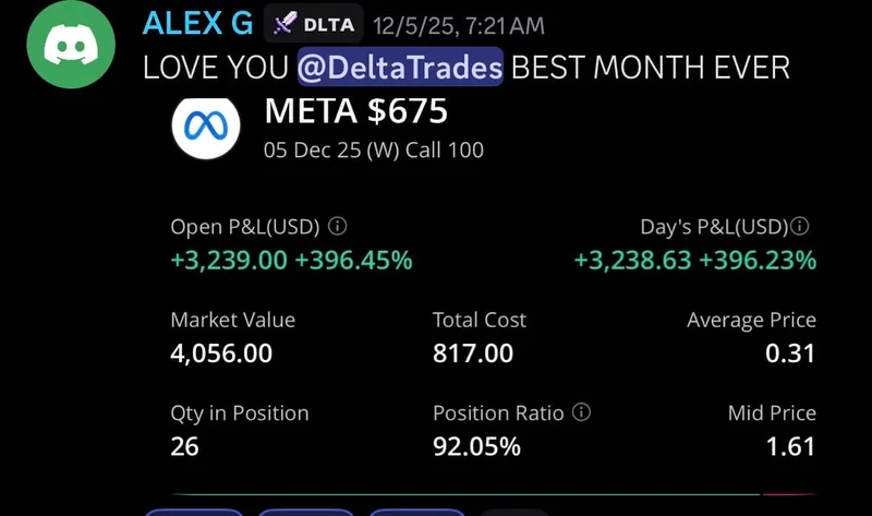 DELTA TRADES — DELTA SIGNALS · screenshot 1 of 6