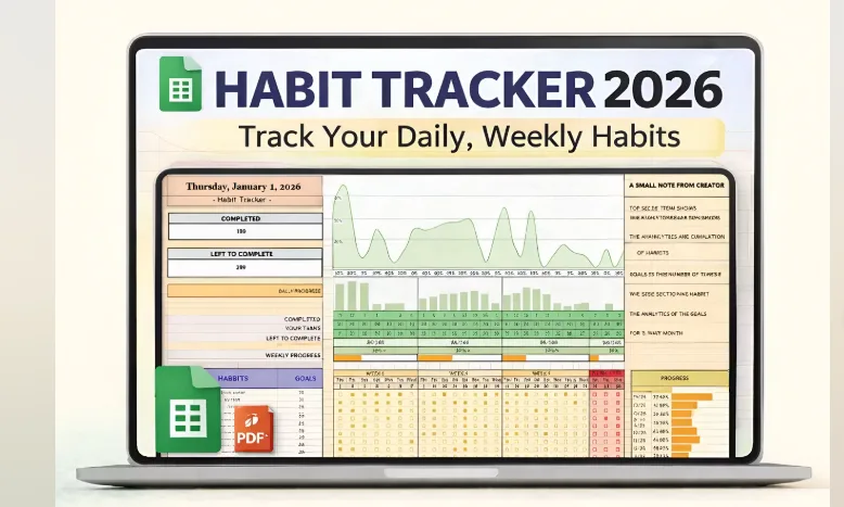 FORGE — Automated 2026 Habit Tracker · screenshot 1 of 3