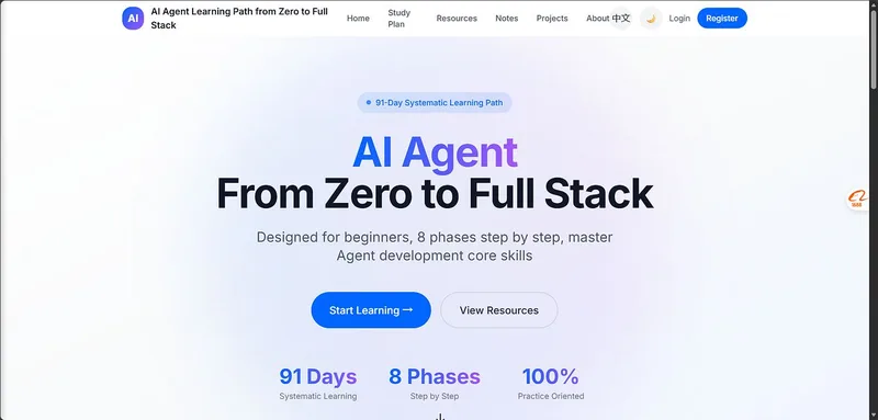AgentCraft 91 — Learn to make an agent in 91days · screenshot 1 of 1