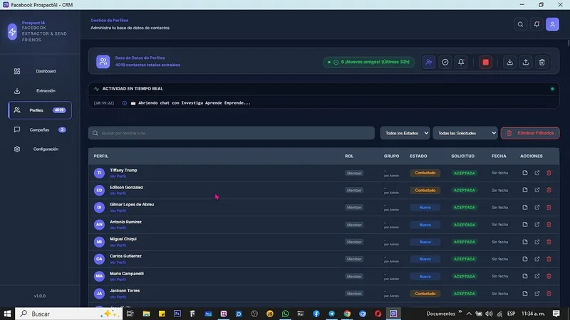 Developer Millonary — Prospect IA - Leads Machine · screenshot 1 of 3