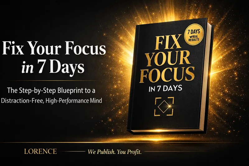 Lorence — Fix Your Focus In 7 Days · screenshot 1 of 1