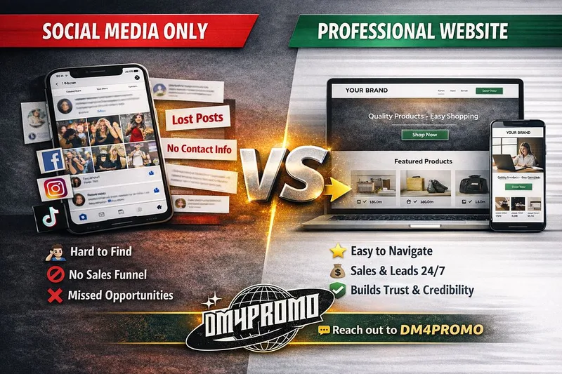 DM4PROMO Digital Agency — Website Design Package · screenshot 2 of 3