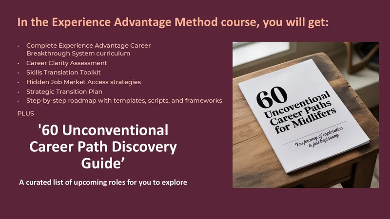 Confident Career Changes for Millennials — Experience Advantage Method · screenshot 5 of 6