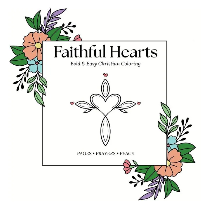 Faithful Heart Pages — Faithful Hearts: A Prayer-Filled Christian "Bold and Easy" Coloring Book · screenshot 1 of 5