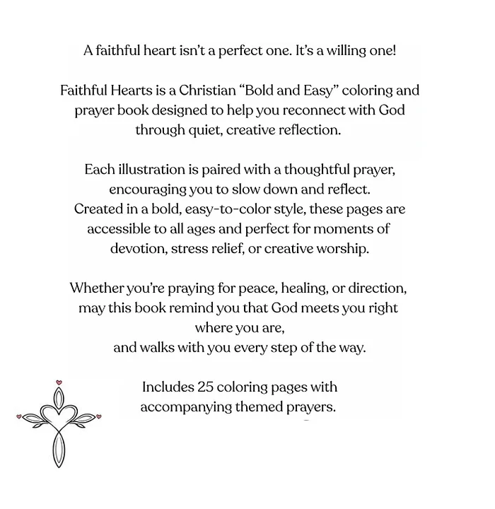 Faithful Heart Pages — Faithful Hearts: A Prayer-Filled Christian "Bold and Easy" Coloring Book · screenshot 5 of 5